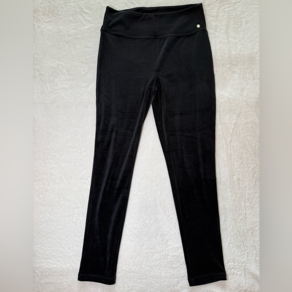 Lilly Pulitzer Velour Legging in “Onyx” - Size: L